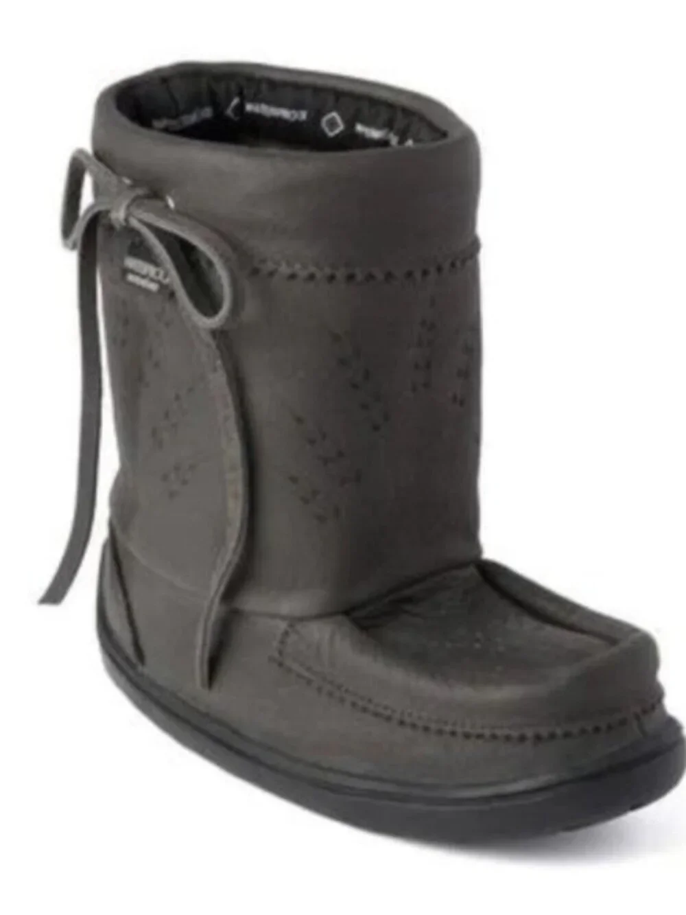 MANITOBAH Mukluks Gatherer kids waterproof boots, Brown cocoa, C 10